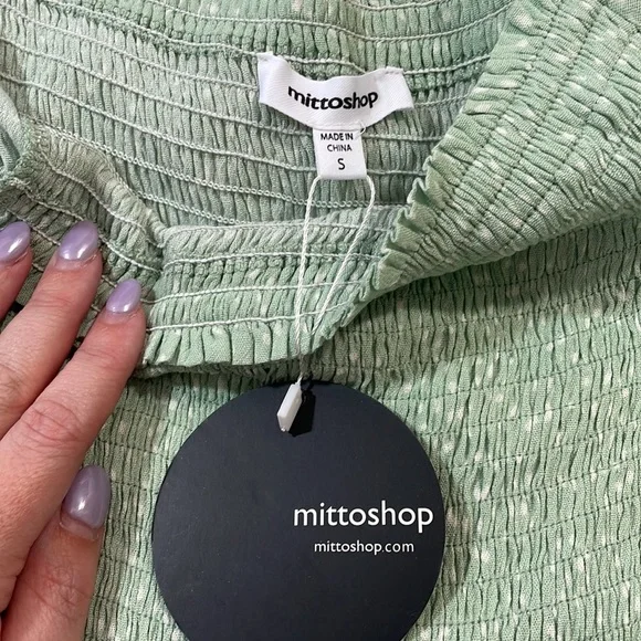 NWT Mittoshop Mint Maxi Dress - Picture 5 of 7